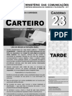 CADERNO PROVAS CORREIOS 2011