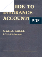 A Guide To Insurance Accounting - by Andrew McCrindell, 1981