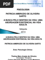 APRESENTAÇÃO MONOGRAFIA
