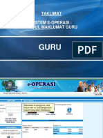 Bahan Taklimat Guru E-Operasi