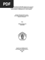 Analisis Usaha Budidaya Ikan Gurame