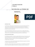 La Nutricion en La Etapa Infantil