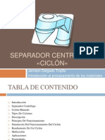 Separador Centrifugo