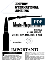 Mosin-nagant Rifle (m1891, m910, m9159, m27, m38, m39 & m44