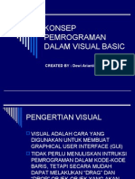 Konsep Pemrograman Dalam Visual Basic