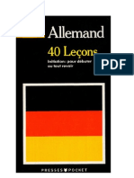 Langue Allemand 40 Leçons pour parler allemand Presses Pocket