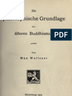 Walleser - 1904 - Die Buddh. Philosophie in Ihrer Geschichtlichen Entwicklung - Teil I - Die Phil PDF