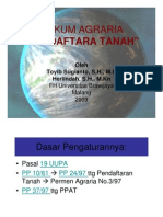 Agraria 8-PENDAFTARAN TANAH