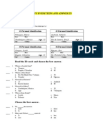 Copy Everything and Answer It! 1St Portfolio: #1 Personal Identification #2 Personal Identification