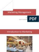 Introduction to Marketing Management