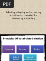 Download Selecting Adapting and Producing Activities and Materials for Teaching Vocab by Amirah  SN139906561 doc pdf