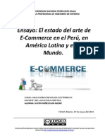 Ensayo: "El Estado Del Arte de E-Commerce en El Perú, en América Latina y en El Mundo. "