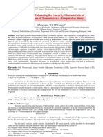 A Review on Enhancing the Linearity Characteristic of 
Different Types of Transducers-A Comparative Study