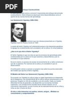 4 Exponentes Del Enfoque Constructivista