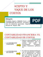 Documento de Apoyo - Concepto y Enfoque de Los Costos