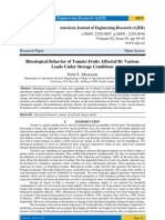 Rheological Behavior of Tomato Fruits Affected by Various Loads Under Storage Conditions