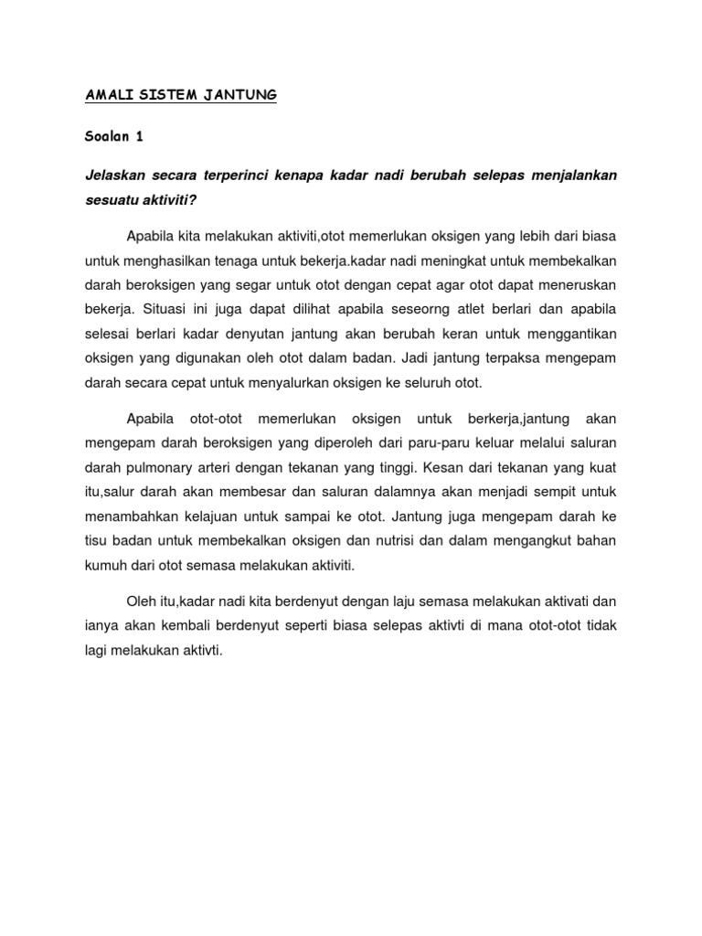 Jantung Anda Berdegup Laju Walaupun Tidak Bersenam Ketahui Risiko Yang Mungkin Anda Hadapi