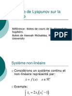 Theorie de Lyapunov Sur La Stabilite E2010