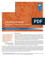 Guidance Note: UNDP Support To Country-Level Aid Coordination Mechanisms (April 2011)