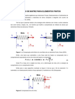 CÁLCULO DE MATRIZ PARA ELEMENTOS FINITOS