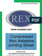 REX - Non Asbestos Jointing Sheet (Compressed With Aramid Fiber and NBR)