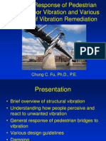 Dynamic Responses of Ped Bridge