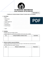 Formulir Anggota Biasa Iai