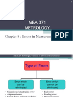 Chapter 8 Mem371 Metrology