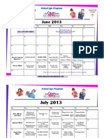 Summer Calendar - Sa 2013 Revised Parents