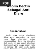 Download Kaolin Pectin Sebagai Anti Diare by Kira Sin SN139959117 doc pdf