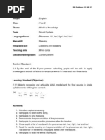 Lesson Plan Subject Class Theme Topic Language Focus Main Skill Integrated Skill Teaching Aids Educational Emphases: Constructivism