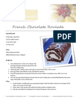 French Chocolate Roulade