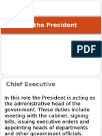 Roles of The President