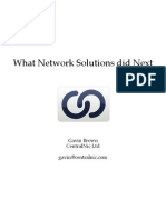 What Network Solutions Did Next: Gavin Brown Centralnic LTD