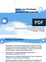 Pesquisa Psicologia Organizacional