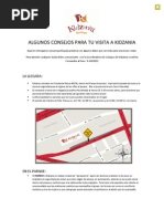 Guía para Visitas de Colegios