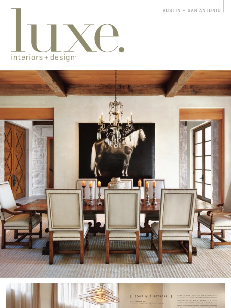 Luxe Interiors + Design Magazine, Spring 2010 | PDF | Architectural ...