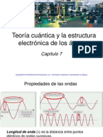 La teoria cuantica y la estructura electrónica de los átomos