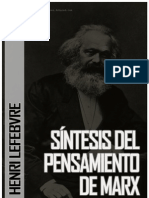53694892 Henri Lefebvre Sintesis Del Pensamiento de Marx