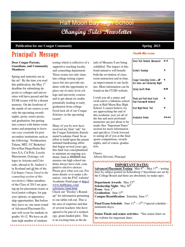 Changing Tides Spring 2013 Final PDF Track And Field Advanced