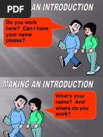 Presenting Introducing - Oneself