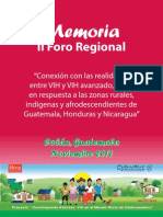 Memoria II Foro Regional VIH Mundo Rural