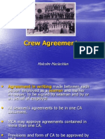 Crew Agreements