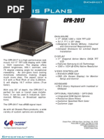 Download Clamshell Rackmount LCD Keyboard Drawer - Chassis Plans CPR-2017 by Rackmount LCD SN14001249 doc pdf