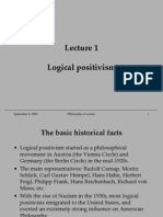 1 Logical Positivism