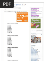 Tabuada de Multiplicação do 21 ao 30 para imprimir _ Atividades pra colorir
