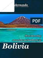 Landmarks and attractions in Bolivia