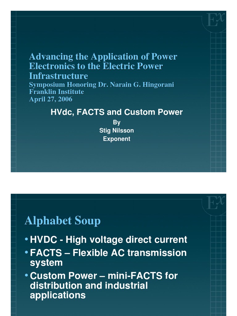 HVDC PDF | PDF | High Voltage Direct Current | Alternating Current
