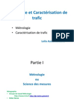 Métrologie Et Caractérisation de Trafic