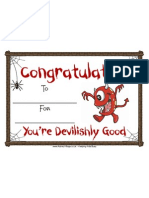 Congrats on Being Devilishly Good